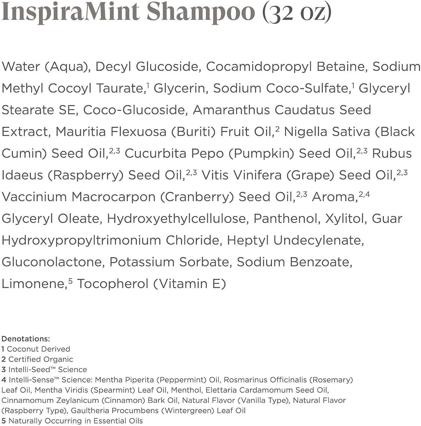 InspiraMint 排毒抗氧洗髮水 InspiraMint Shampoo 250ml